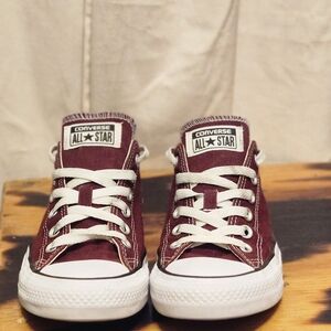 Maroon Converse
